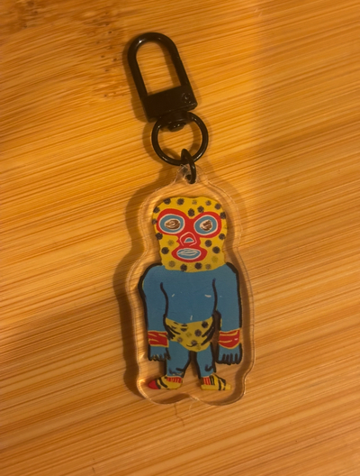 Nacho Lucha keychain
