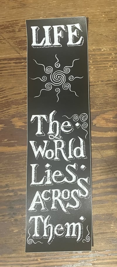 LiFE - The World Lies Across Them Sticker