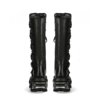 Dark Punk Women’s Metal Platform Boots - Thumbnail 3