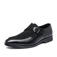 Men's formal shoes business slip-on monk shoes 2 colors - Thumbnail 6
