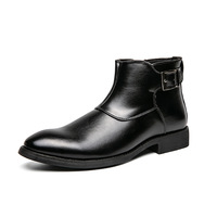 Men's retro Chelsea Martin boots 2 colors - Thumbnail 3
