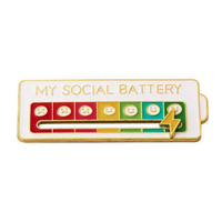 MY SOCIAL BATTERY PIN - Thumbnail 3