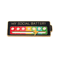 MY SOCIAL BATTERY PIN - Thumbnail 4