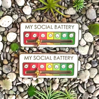 MY SOCIAL BATTERY PIN - Thumbnail 5