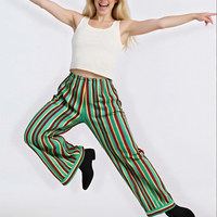 Fashionable and casual versatile striped loose pajamas - Thumbnail 3