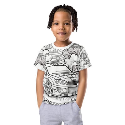 Mustang kool kids crew neck t-shirt