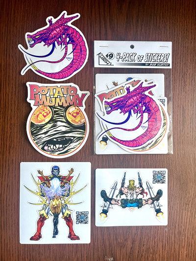4-Pack of Stickers