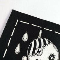 NEW! Voodoo Teru Teru Bozu Japanese Kawaii Punk Sew-on Patches - Thumbnail 2