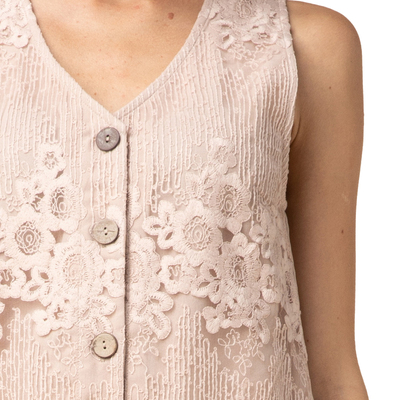 Sand lace tank - Thumbnail 1