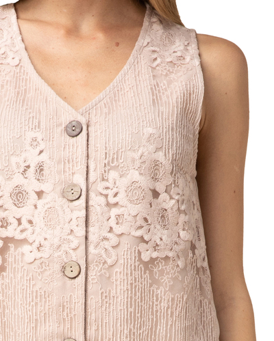 Sand Lace Tank
