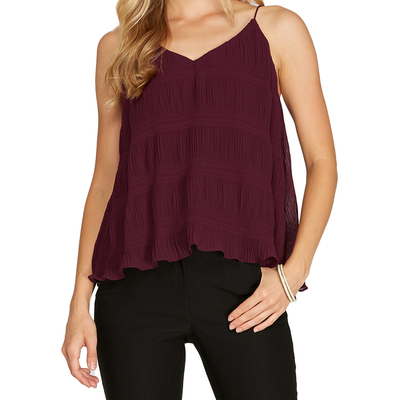 Wine cami top