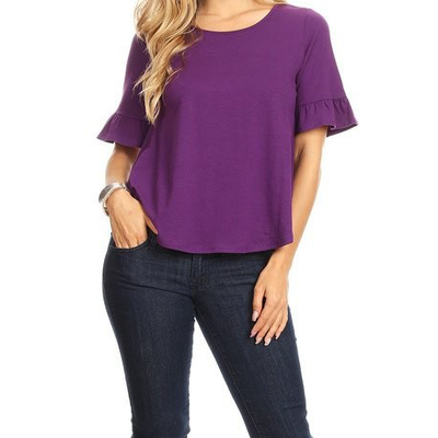 Perfectly flutter top