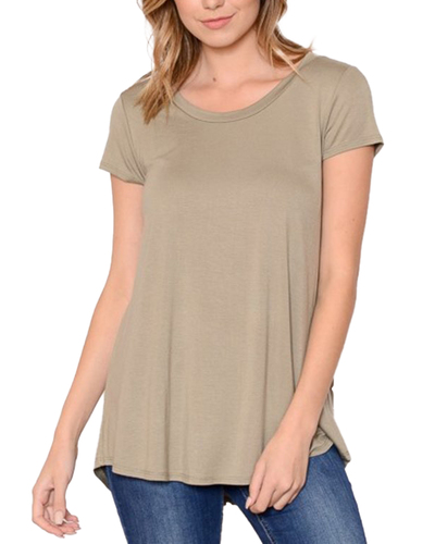 Olive Sleeve Top