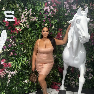 Rose gold bandage mini dress