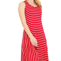 Red Tank Dress - Thumbnail 2