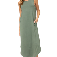 Army Racerback Dress - Thumbnail 2