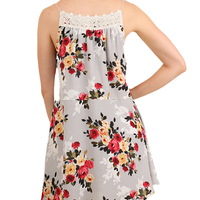 Floral A-Line Dress - Thumbnail 1