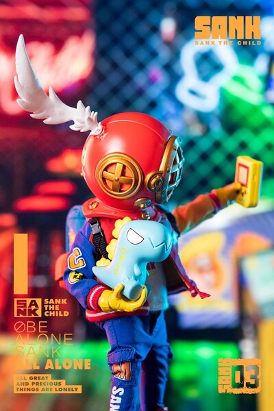  Action Figure  by SankToys "Retro Boy"