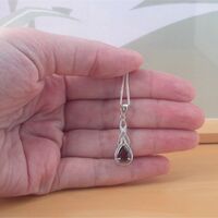 BOXED GIFT/Garnet Pendant & 18" Silver Chain/Garnet Necklace/Red Garnet Jewellery/Garnet Jewelry/Garnet Jewelery/January Birthstone/UK - Thumbnail 4