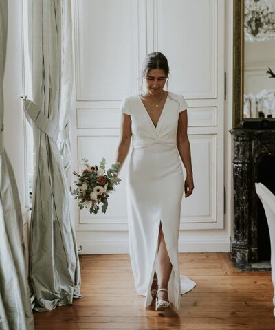 Mermaid Wedding Dress, Plus Size Bridal Dress Bridal Gown