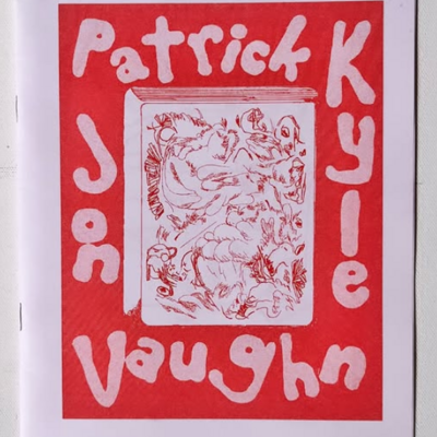 'metempsychosis' 16-page risograph zine, collaboration with jon vaughn