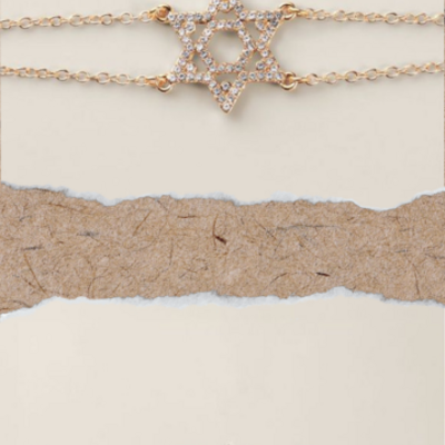 Radiant star of david bracelet