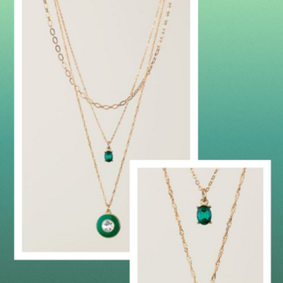 Lucky fortune layered necklace