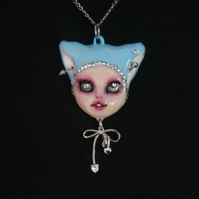 Handmade hybrid doll face (unique)