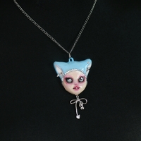 Handmade hybrid doll face (unique) - Thumbnail 1