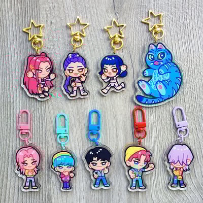 Saja boys jinu romance abby baby mystery kpop demon hunters keychain