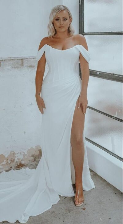 Mermaid Wedding Dress, Plus Size Bridal Dress Bridal Gown