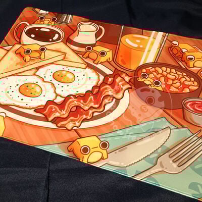 Breakfast frogs deskmat