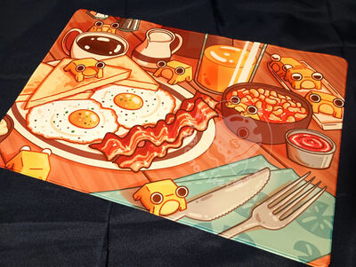 Breakfast Frogs Deskmat
