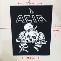Punk Back Patches, Hardcore, Crust, D beat, Metal, Thrash, Grindcore, DTF / Screen Printed Back Patch - Thumbnail 1