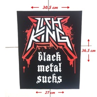 02 - Punk Back Patches, Hardcore, Crust, D beat, Metal, Thrash, Grindcore, DTF / Screen Printed Back Patch - Thumbnail 3