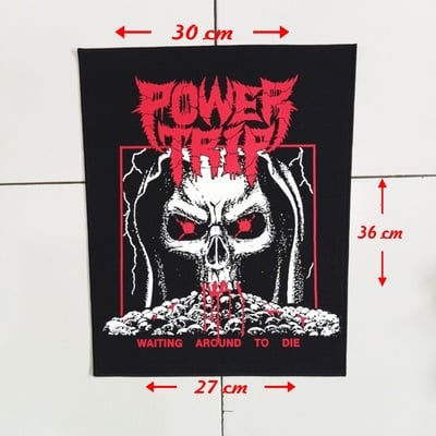 02 - punk back patches, hardcore, crust, d beat, metal, thrash, grindcore, dtf / screen printed back patch