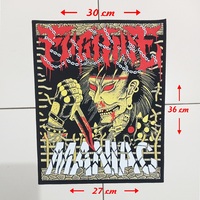 03 - Punk Back Patches, Hardcore, Crust, D beat, Metal, Thrash, Grindcore, DTF / Screen Printed Back Patch - Thumbnail 4