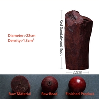 Rosewood 108-bead Buddhist Bracelet With Full Gold Stars HMD01 - Thumbnail 5