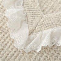 Lace Panel V-Neck Lace Pullover Knit Sweater - Thumbnail 4
