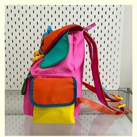 Color Block Travel Backpack - Thumbnail 7