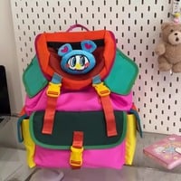 Color Block Travel Backpack - Thumbnail 4