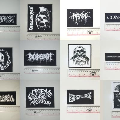03 & 16 - punk patches, hardcore, crust, d beat, metal, thrash, power violence, grindcore, dtf / screen printed patch