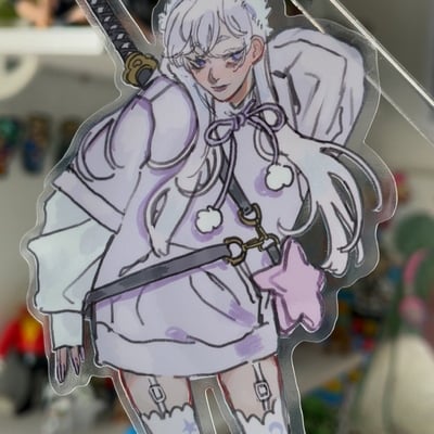 Dream warrior oc transparent sticker