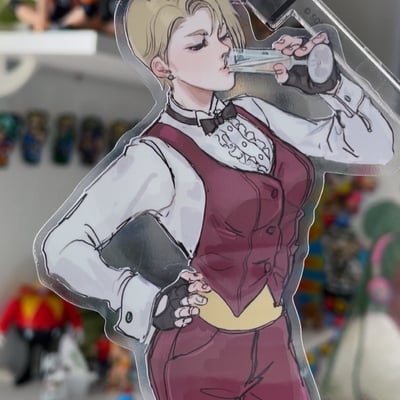 King kanpai transparent sticker