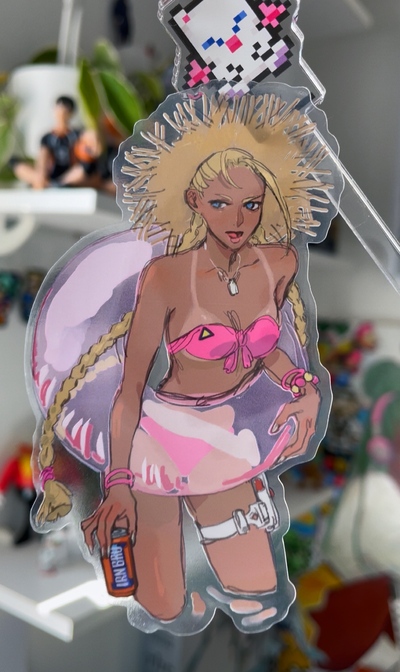 Summer Cammy transparent sticker