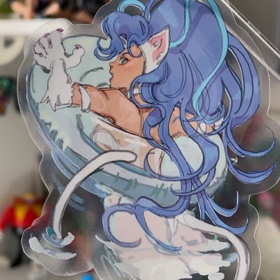 Summer felicia transparent sticker