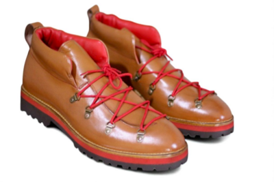 Crafted Leather Classic Men Brown Leather Lace up Dress Shoes