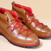 Crafted Leather Classic Men Brown Leather Lace up Dress Shoes - Thumbnail 1