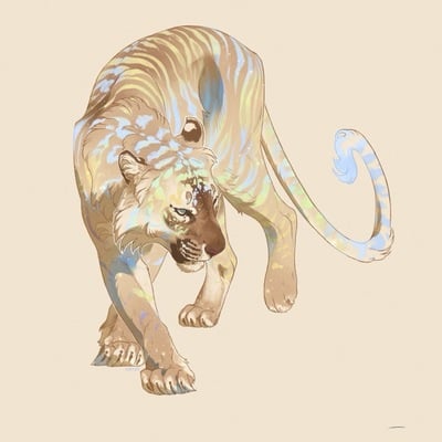 Pearlescent tiger (holo)