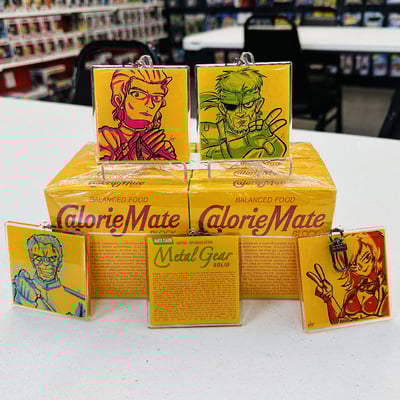 Metal gear "mates" - double sided key charms